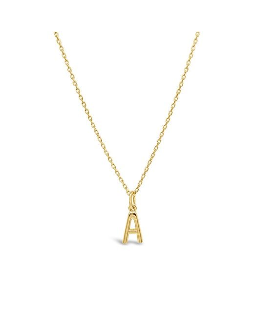 Lutiro Metallic Letter Pendant