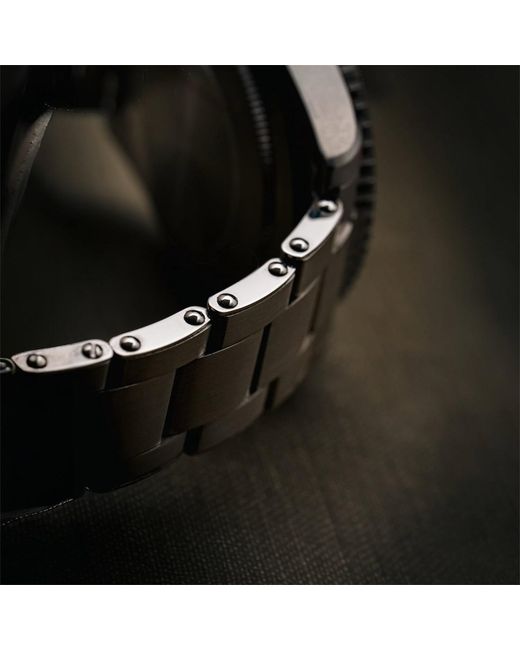 Lonard Watches Metallic Sonar Stainless Steel Oyster Bracelet Diver Watch for men