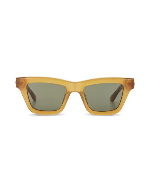 The Avantguard Brown Yarrow Caramel Wayfarer Sunglasses