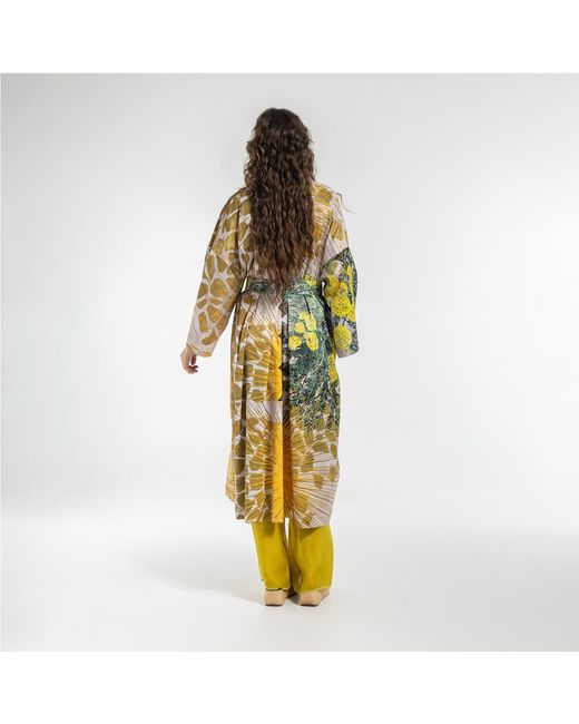 ARTISTA Yellow Fennel Maxi Kimono