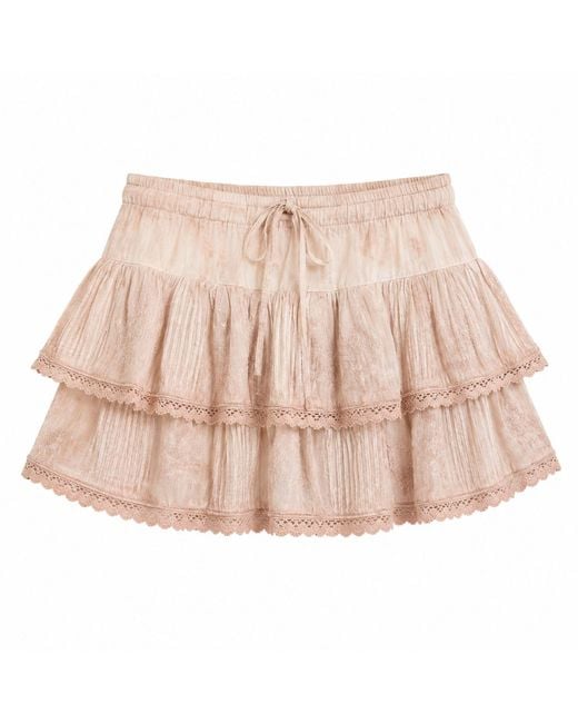 Muche Et Muchette Pink Neutrals Coquette Skort