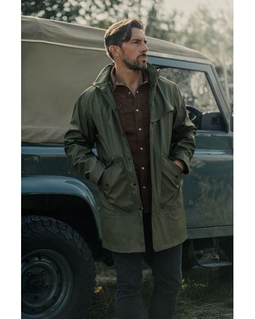 &SONS Trading Co Green Ark Raincoat for men