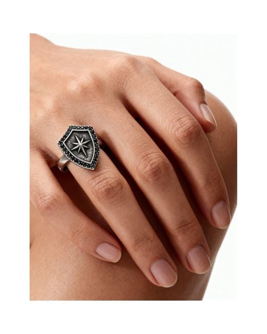 By Virgo Metallic Asterion Ring