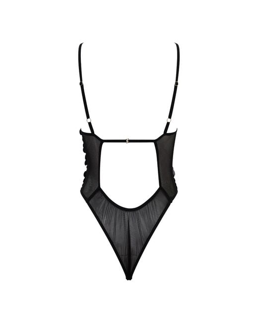 Belle -et-BonBon Black Apres Sun Petunia Sequin Body