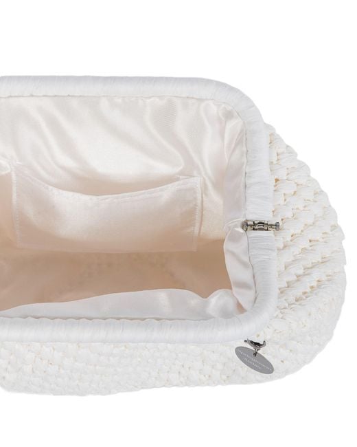 Springmoonatelier White Abudance Raffia Bag