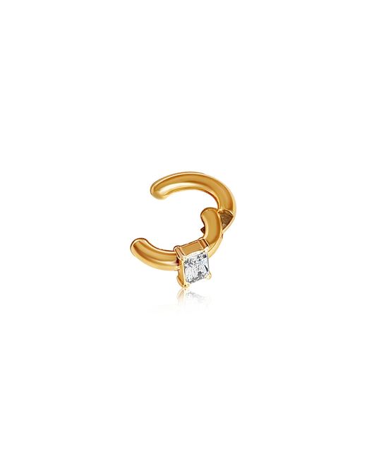 Mickey's Girl Metallic Candice Baguette Cuff Earring