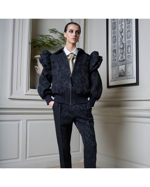 AOIFE Black Bomber Jacket