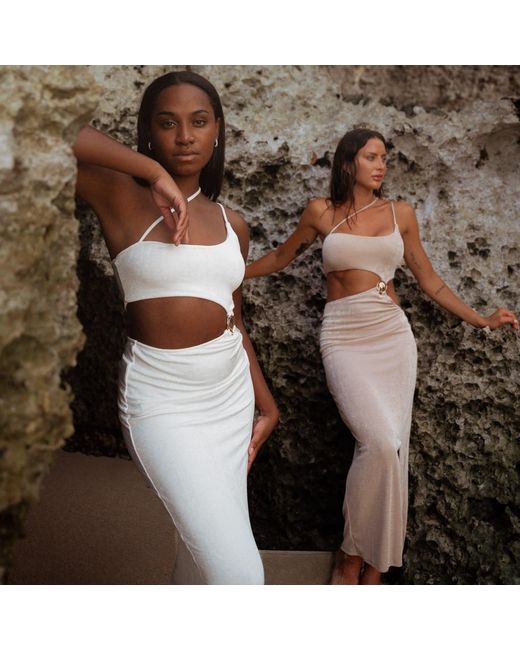 Shooni White Noa Dress