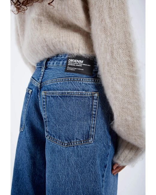 Dr. Denim Blue Dace Mid Wide Capri