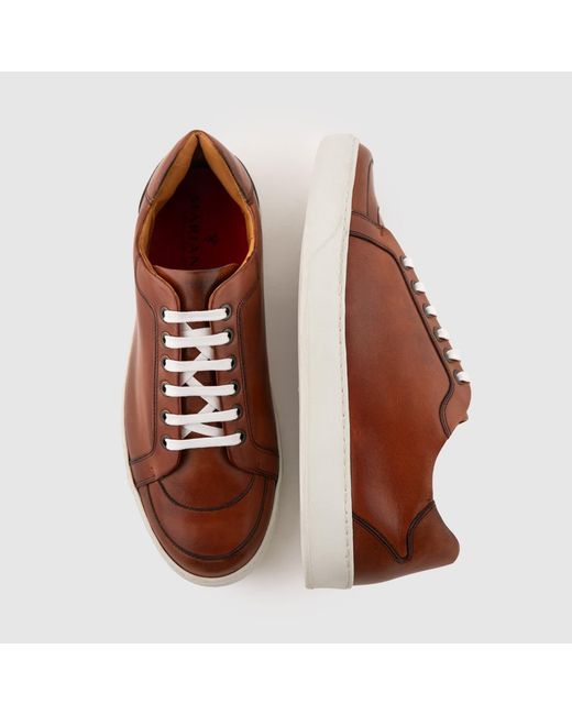 Mariano Shoes Brown Luso Sneaker Cognac for men