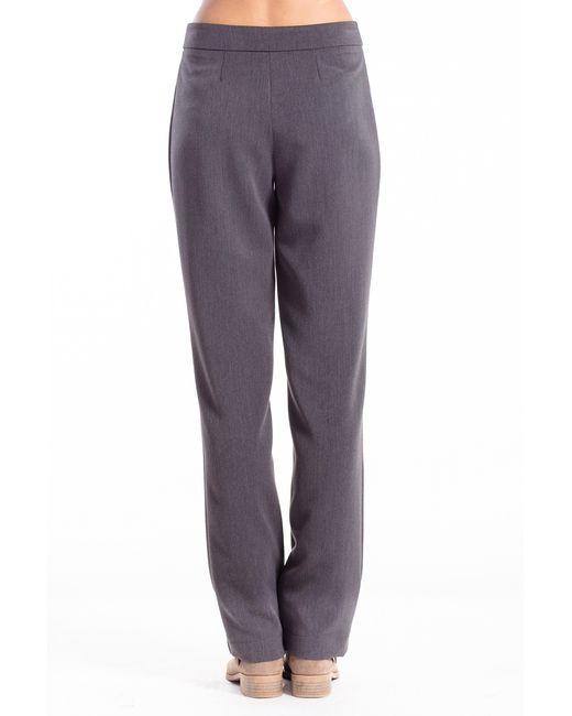 Conquista Gray Straight Leg Pants
