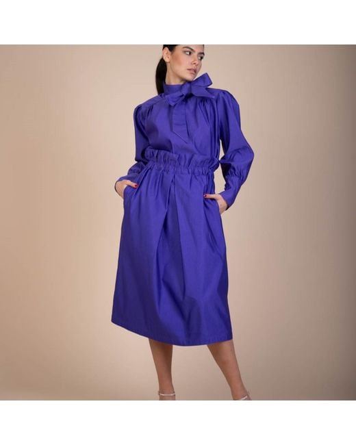 NUMBAT Blue Ava Long Skirt