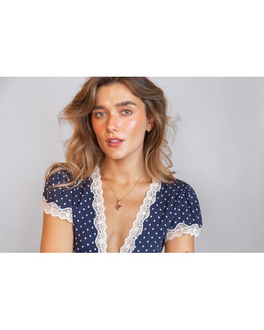 Claire Hill Designs Metallic Garnet Heart