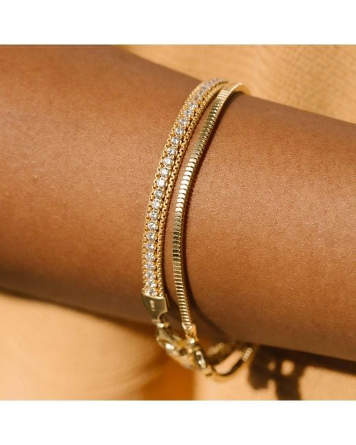 Argento Vivo Metallic The Snake Chain Bracelet