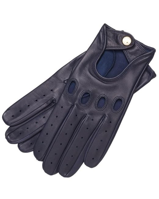 1861 Glove Manufactory Blue Hamerli Louis Driving Gloves for men