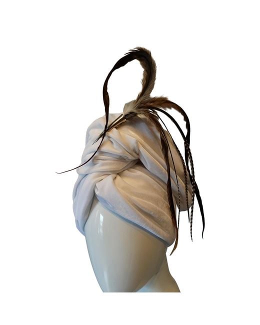 Romer Millinery Brown Neutrals Feather Clip For Hair, Hats, Turbans, Lapel Neutrals