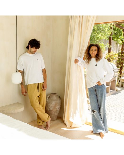 Comune White Nori Tee for men