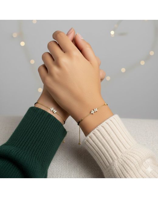 BLOOMTINE | Earth Angel HQ Metallic Enchanting Flutterfly Vermeil Butterfly Silk Cord Thread Bracelet