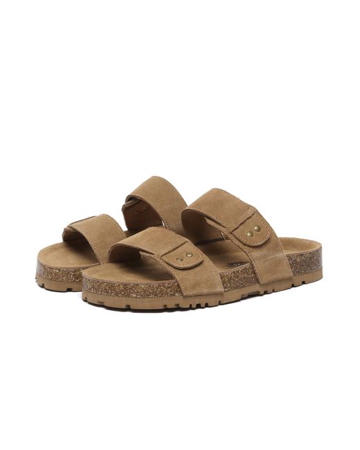 EverAu Australia White Scarlet Leather Sandals