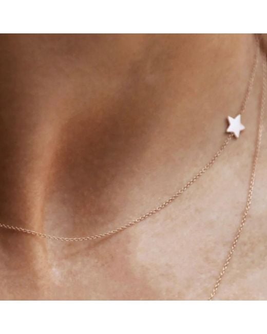 Maya Brenner Metallic 14K Asymmetrical Charm Necklace