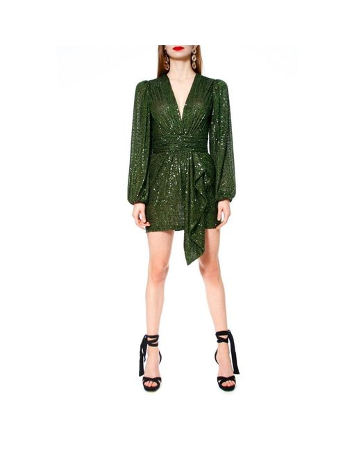 AGGI by HALEWSKI Green Anastasia Vineyard Dress