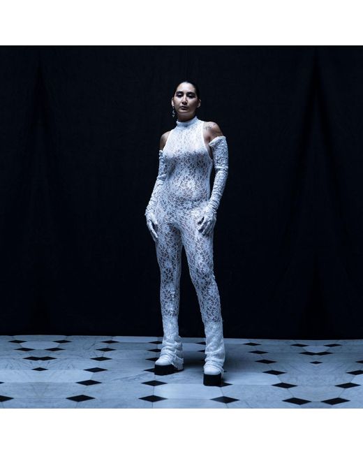 Sarah Regensburger White Summer Catsuit