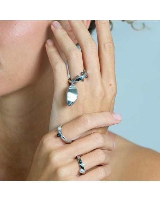 Onia Metallic Moon Set Loop Lock