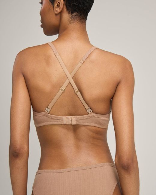 Nudea Natural Neutrals The Organic Cotton Easy Does It Bralette