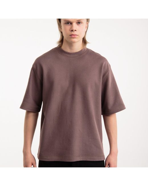 Reet Aus Brown Oversized T-Shirt For Basic for men
