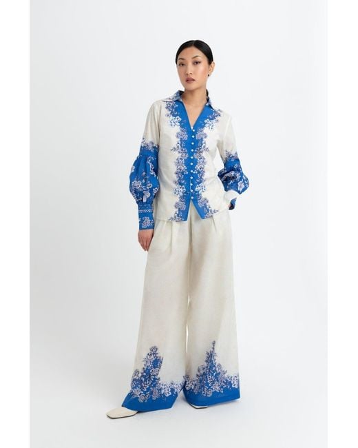Raishma Blue Serena Shirt