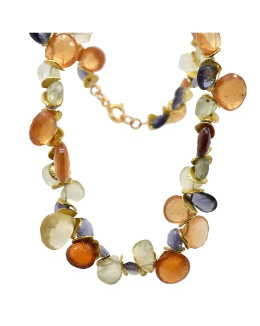 Lori Kaplan Design Metallic Harvest Moon Signature Necklace