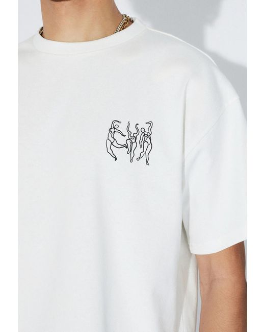 Dr. Denim White Trooper Tee for men