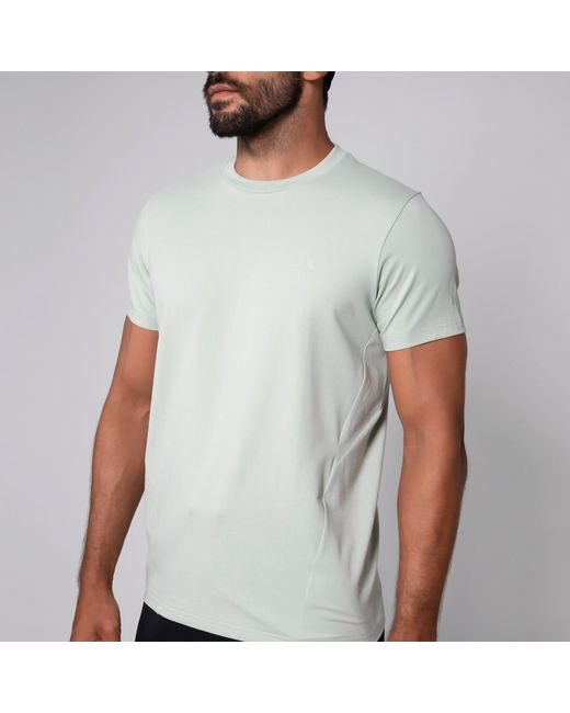 Aora Athletics Green Basic Training Performance T-Shirt With Breathable Soft Lightweight Fabric For Gym, Running, And Everyday Wear for men