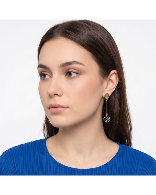 Iliana Arrazola Metallic Magic Ball Earrings