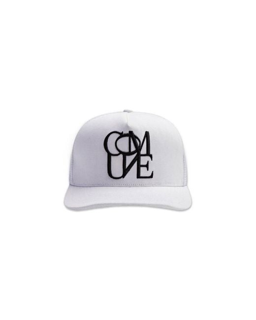 Comune White Stack Trucker Hat for men