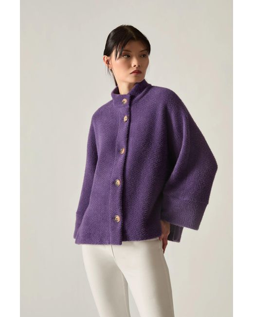 James Lakeland Purple Batwing Jacket