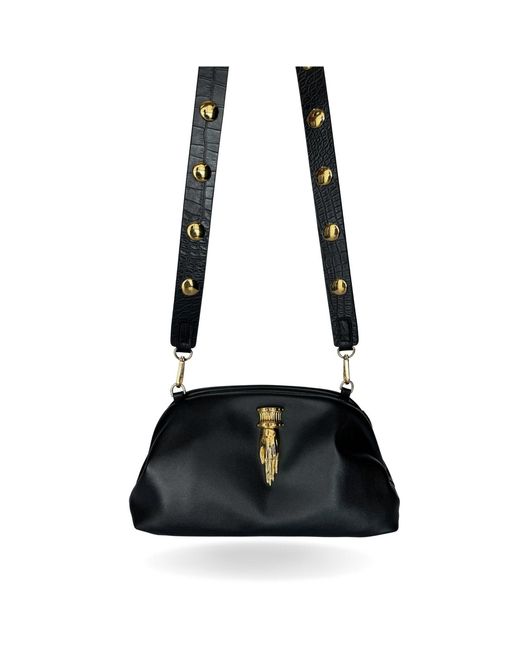 Indigolush Black Quimera Leather Strap