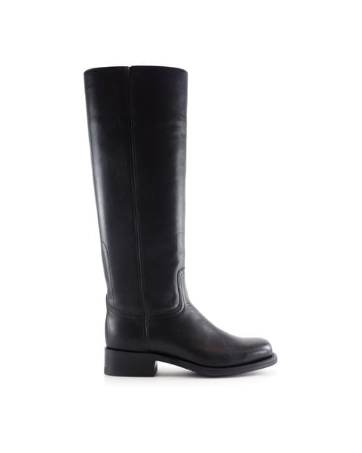 Notabene Black Achilla Boots, Leather