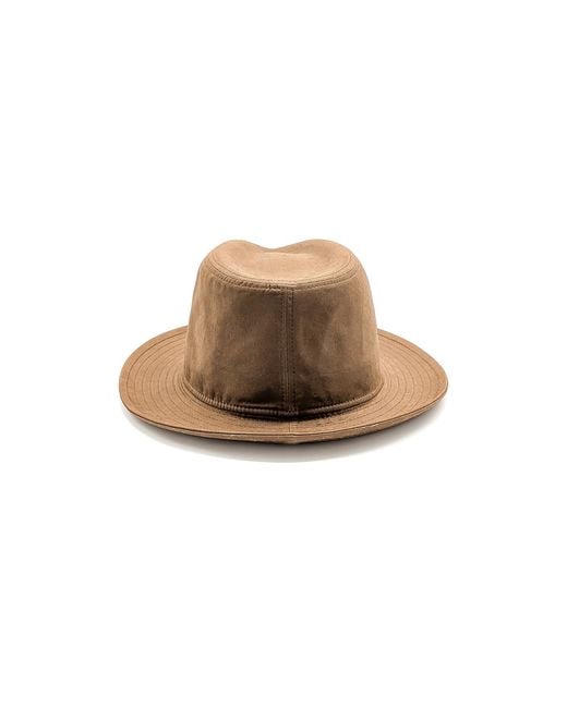 DORIA 1905 Brown Safari Rainproof Drop Hat for men