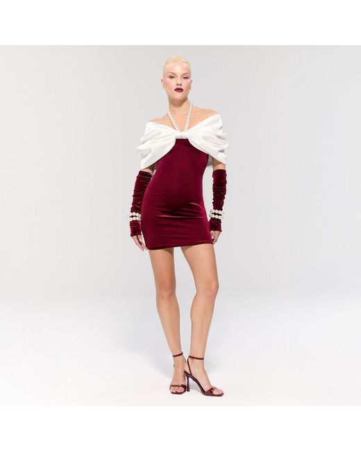 Nur Karaata Red Lady Of Thrones Mini Dress
