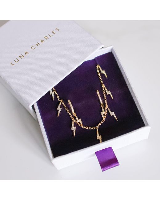 Luna Charles Metallic Lightning Bolt Gift Set