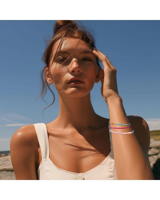 Bombyx House Blue Birthstone December Tube Bracelet