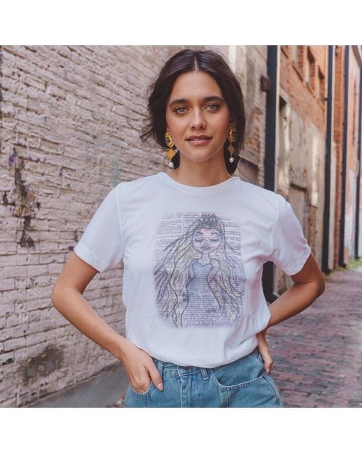 ADIBA White Imperfect Princess Long Tee