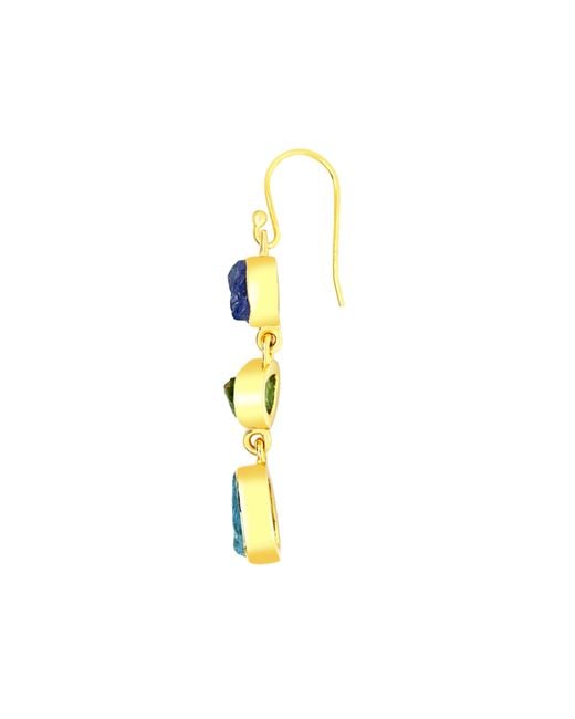 GEM BAZAAR Blue Lakeshore Earrings