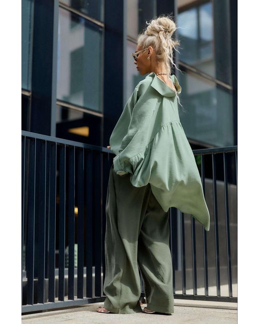 Clothes by Locker Room Green Oversized Shirt
