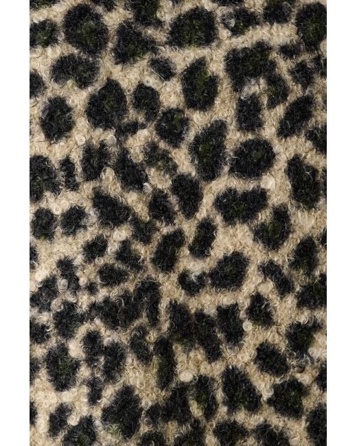 Louche Black Chris Animal Print Gilet