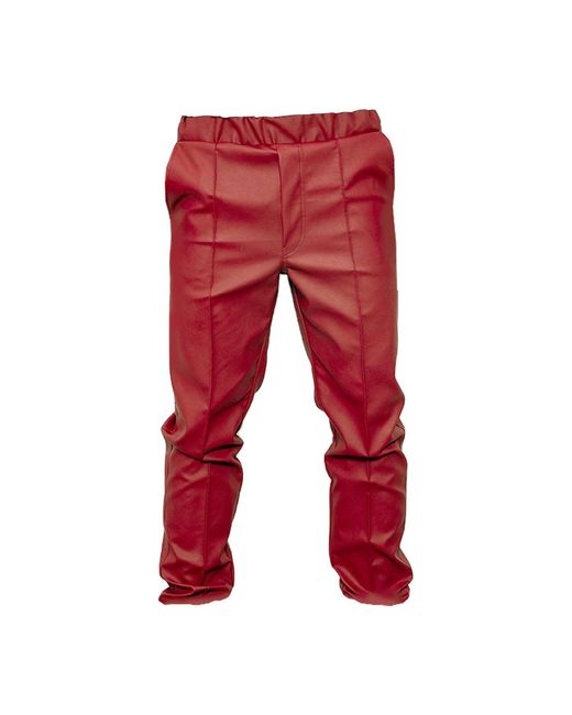 Maison Bogomil Red Maverick Straight-Leg Pants for men