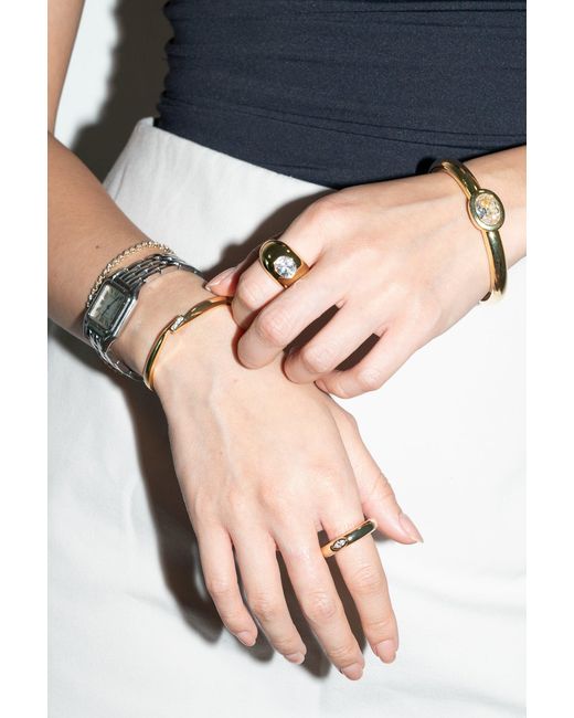 Argento Vivo Metallic Rounded Heirloom Ring