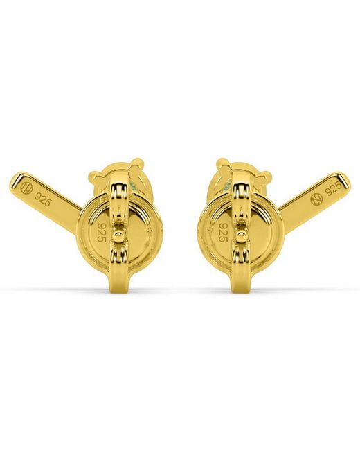 Onia Yellow Peridot Bar Studs