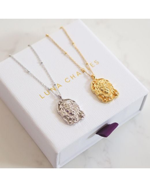 Luna Charles Metallic Solara Zodiac Necklace